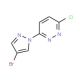 3-(4-Bromo-1H-pyrazol-1-yl)-6-chloropyridazine (CAS 957035-33-5) - chemical structure image
