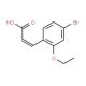 3-(4-Bromo-2-ethoxyphenyl)acrylic acid (CAS 175135-12-3) - chemical structure image