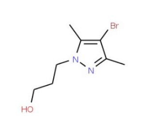 3-(4-Bromo-3,5-dimethyl-1H-pyrazol-1-yl)-propan-1-ol - chemical structure image