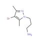 3-(4-Bromo-3,5-dimethyl-pyrazol-1-yl)-propylamine - chemical structure image