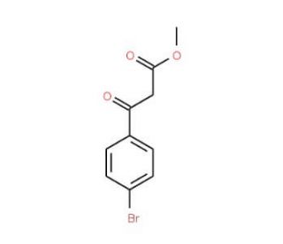 3-(4-Bromo-phenyl)-3-oxo-propionic acid methyl ester (CAS 126629-81-0) - chemical structure image