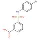 3-(4-Bromo-phenylsulfamoyl)-benzoic acid - chemical structure image