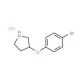 3-(4-Bromophenoxy)pyrrolidine hydrochloride (CAS 337912-68-2) - chemical structure image