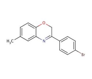 3-(4-Bromophenyl)-6-methyl-2H-1,4-benzoxazine (CAS 351003-33-3) - chemical structure image