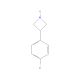 3-(4-Bromophenyl)azetidine (CAS 7215-01-2) - chemical structure image