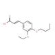 3-(4-Butoxy-3-ethoxy-phenyl)-acrylic acid - chemical structure image