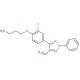 3-(4-Butoxy-3-fluoro-phenyl)-1-phenyl-1H-pyrazole-4-carbaldehyde - chemical structure image