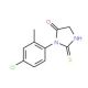 3-(4-chloro-2-methylphenyl)-2-thioxoimidazolidin-4-one - chemical structure image