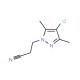 3-(4-Chloro-3,5-dimethyl-1H-pyrazol-1-yl)-propanenitrile - chemical structure image