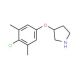 3-(4-Chloro-3,5-dimethylphenoxy)pyrrolidine - chemical structure image