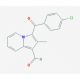 3-(4-Chloro-benzoyl)-2-methyl-indolizine-1-carbaldehyde - chemical structure image