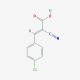 3-(4-Chloro-phenyl)-2-cyano-acrylic acid (CAS 20374-46-3) - chemical structure image