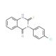 3-(4-Chloro-phenyl)-2-mercapto-3H-quinazolin-4-one (CAS 1028-40-6) - chemical structure image