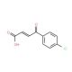 3-(4-Chlorobenzoyl)acrylic acid (CAS 6269-33-6) - chemical structure image