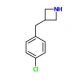 3-(4-chlorobenzyl)azetidine Hydrochloride (CAS 606129-49-1 (non-salt)) - chemical structure image