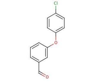 3-(4-Chlorophenoxy)benzaldehyde (CAS 69770-20-3) - chemical structure image