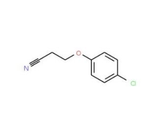 3-(4-Chlorophenoxy)propionitrile (CAS 46125-42-2) - chemical structure image
