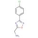 [3-(4-chlorophenyl)-1,2,4-oxadiazol-5-yl]methylamine - chemical structure image