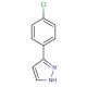 3-(4-Chlorophenyl)-1H-pyrazole (CAS 59843-58-2) - chemical structure image