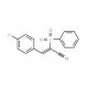 3-(4-Chlorophenyl)-2-(phenylsulfonyl)acrylonitrile (CAS 50709-88-1) - chemical structure image