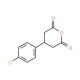 3-(4-Chlorophenyl)glutaric Anhydride (CAS 53911-68-5) - chemical structure image