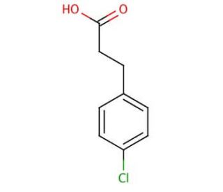 3-(4-Chlorophenyl)propionic acid (CAS 2019-34-3) - chemical structure image