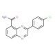 3-(4-Chlorophenyl)quinoxaline-5-carboxamide - chemical structure image
