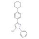 3-(4-cyclohexylphenyl)-1-phenyl-1H-pyrazol-5-amine - chemical structure image