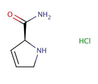 3,4-Dehydro-L-proline amide hydrochloride (CAS 64869-59-6) - chemical structure image