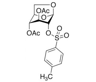 3,4-Di-O-acetyl-1,6-anhydro-2-O-p-toluenesulfonyl-&beta;-D-glucopyranose (CAS 84207-46-5) - chemical structure image