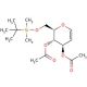 3,4-Di-O-acetyl-6-O-(tert-butyldimethylsilyl)-D-glucal (CAS 117136-33-1) - chemical structure image