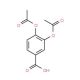 3,4-Diacetoxy-benzoic acid (CAS 58534-64-8) - chemical structure image