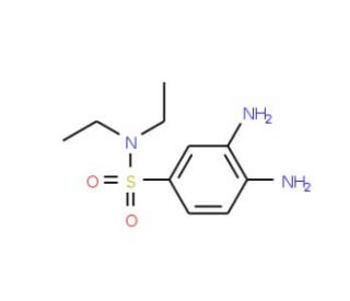 3,4-Diamino-N,N-diethyl-benzenesulfonamide (CAS 49804-28-6) - chemical structure image