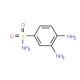 3,4-Diaminobenzenesulfonamide (CAS 2360-20-5) - chemical structure image
