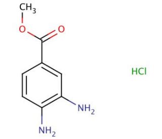 3,4-Diaminobenzoic acid methyl ester hydrochloride - chemical structure image
