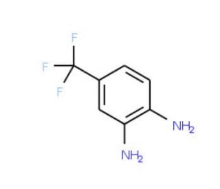 3,4-Diaminobenzotrifluoride (CAS 368-71-8) - chemical structure image