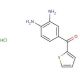 (3,4-Diaminophenyl)-(2-thienyl)methanone Monohydrochloride (CAS 61167-19-9) - chemical structure image