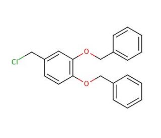3,4-Dibenzyloxybenzyl chloride (CAS 1699-59-8) - chemical structure image