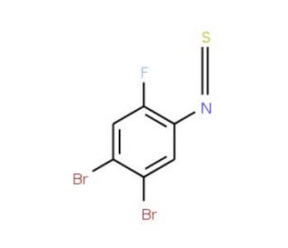 3,4-Dibromo-6-fluorophenyl isothiocyanate - chemical structure image