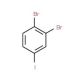 3,4-Dibromoiodobenzene - chemical structure image