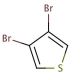 3,4-Dibromothiophene (CAS 3141-26-2) - chemical structure image
