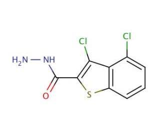 3,4-Dichloro-1-benzothiophene-2-carbohydrazide - chemical structure image
