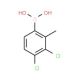 3,4-Dichloro-2-methylphenylboronic acid (CAS 957035-17-5) - chemical structure image