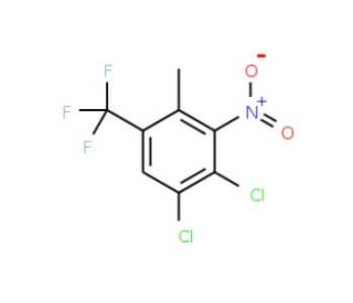 3,4-Dichloro-2-nitro-6-(trifluoromethyl)toluene (CAS 115571-66-9) - chemical structure image