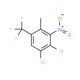3,4-Dichloro-2-nitro-6-(trifluoromethyl)toluene (CAS 115571-66-9) - chemical structure image