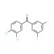 3,4-Dichloro-3′,5′-difluorobenzophenone (CAS 844885-16-1) - chemical structure image