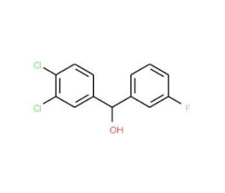 3,4-Dichloro-3&prime;-fluorobenzhydrol - chemical structure image
