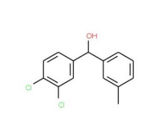3,4-Dichloro-3&prime;-methylbenzhydrol - chemical structure image