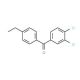 3,4-Dichloro-4′-ethylbenzophenone (CAS 844885-28-5) - chemical structure image