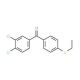 3,4-Dichloro-4′-(ethylthio)benzophenone (CAS 844885-36-5) - chemical structure image